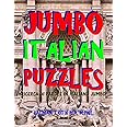Jumbo Italian Puzzles: 111 Large Print Italian Word Search Puzzles (Italian Edition)
