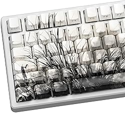 XVX Orchid Shine Through Keycaps, Double Shot PBT