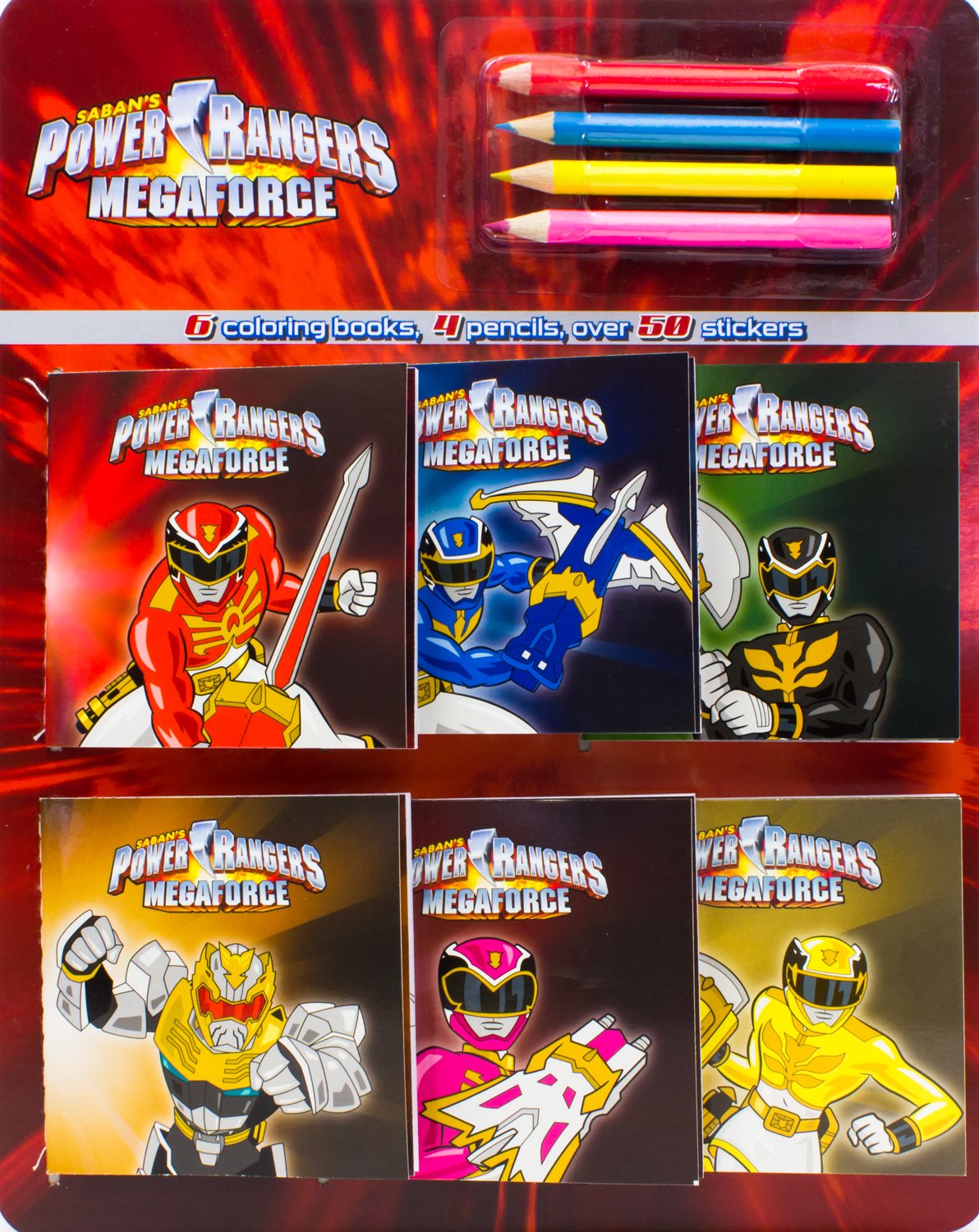Power Rangers Coloring Book And Pencil Set Amazon Co Uk Parragon 9781472307651 Books