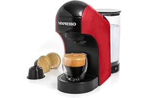 Mixpresso Dolce Gusto Machine, Latte Machine Red & Black Cappuccino Machine Compatible With Nescafe Dolce Gusto, Red Coffee Maker