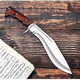Poshland Fixed Blade Hunting Knife. Sturdy knife to last long fully hand-made with sheath included has been designed for exceptional performance - Survival, Camping, Tactical, and Outdoor Knife