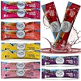 Crystal Light Pitcher Packets Drink Powder - 12 (2-quart) Sugar Free Drink Mix Variety Pack Includes Lemonade, Fruit Punch, Grape, Strawberry Orange Banana, Raspberry Lemonade & Pink Lemonade