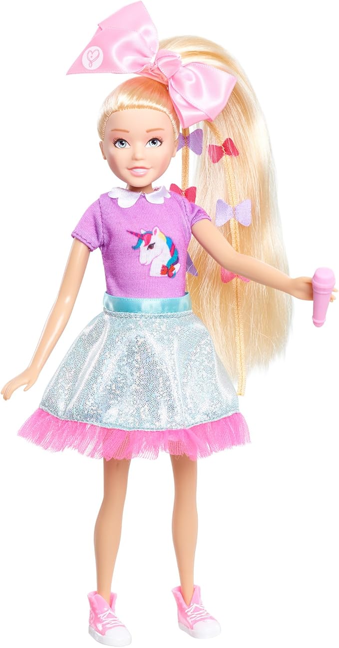 Amazon Com Nickelodeon Jojo Siwa Singing Doll Kid In A Candy Store Toys Games