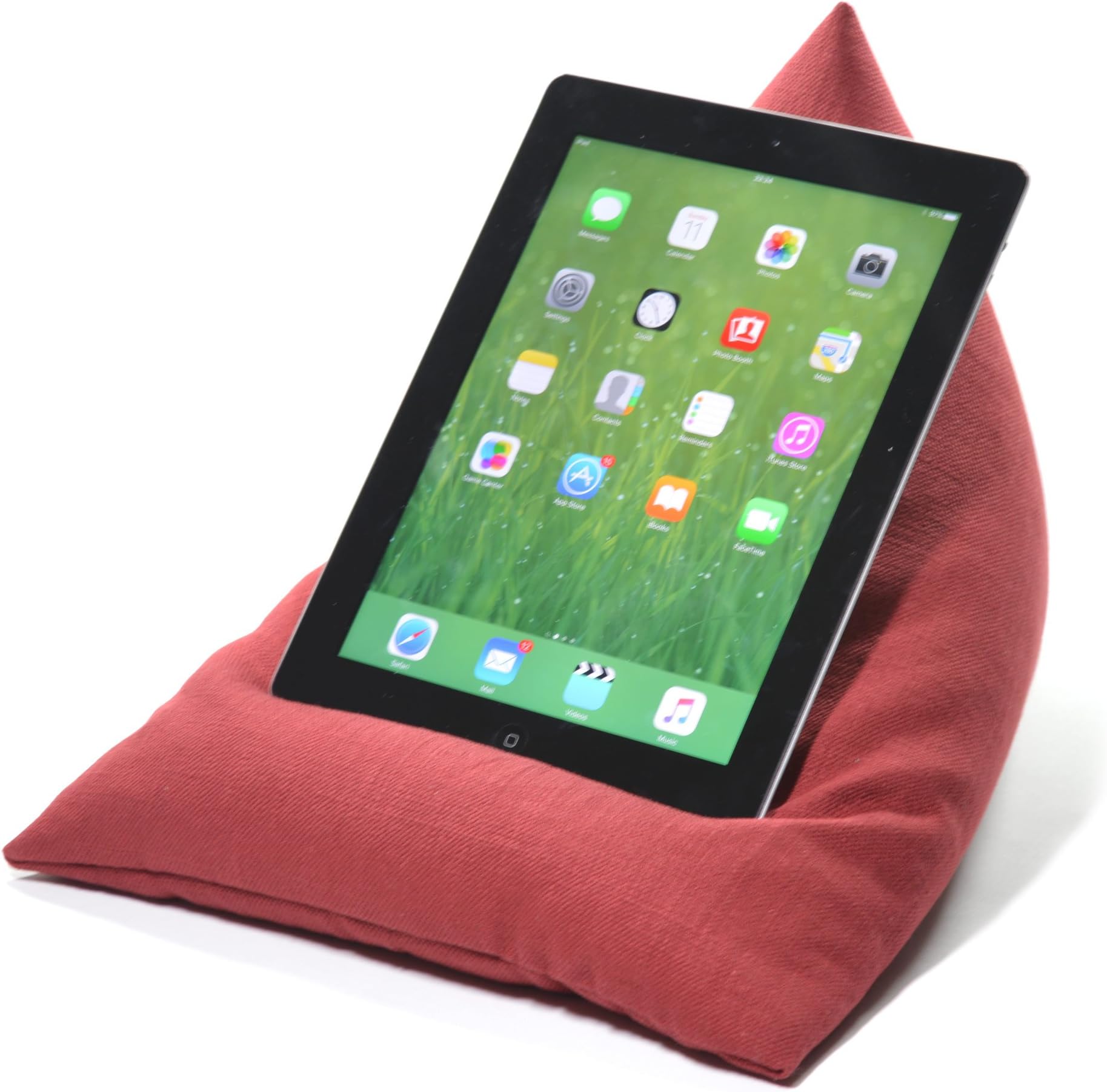 eBean Tablet Cushion - CHILLI - beanbag stand lap holder suitable for all iPads tablets and ebook readers