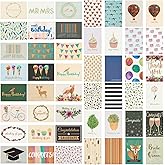 Best Paper Greetings Assorted Greeting Cards for All Occasions Box - 48-Pack, 4 x 6 In, Multicolor, Blank Inside - Includes Envelopes & 48 Unique Designs - Variety Pack for Various Occasions