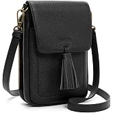 befen Genuine Leather Small Crossbody Bags for Women, RFID Phone Purse | Cell Phone Purse with RFID Card Slots, Multi Pockets Crossbody Purses