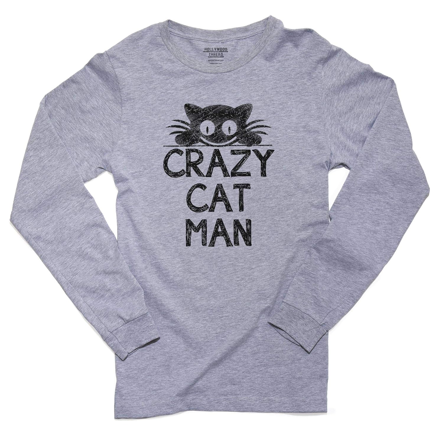 crazy cat man t shirt