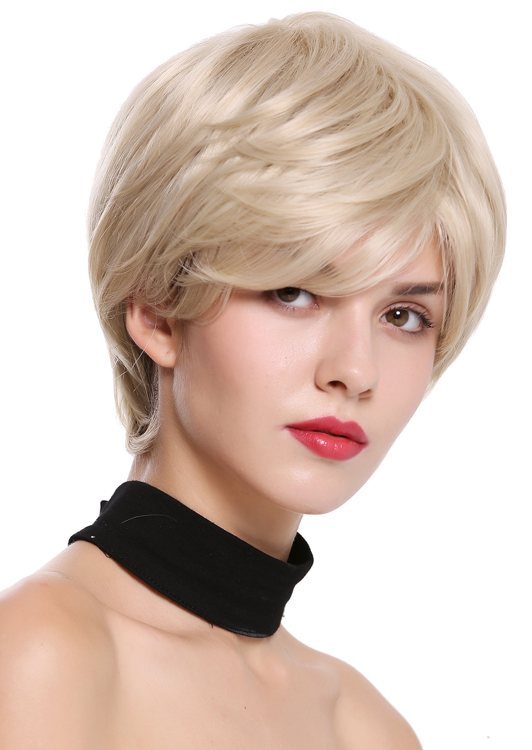 WIG ME UP - IRIS-22H613 Lady Quality Wig short voluminous straight smooth streaked ash blond platinum