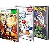 EVORETRO Video Game Case Display Protector Compatible with Xbox, PS2, WII, DVD Standard, Gamecube Game Case - 0.40mm Thick Cl