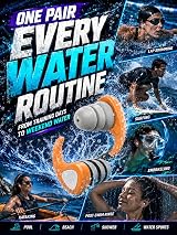 QQJOYCCI Swimming Ear Plugs 3 Pairs Reusable Silicone Waterproof Adults Teens view 6