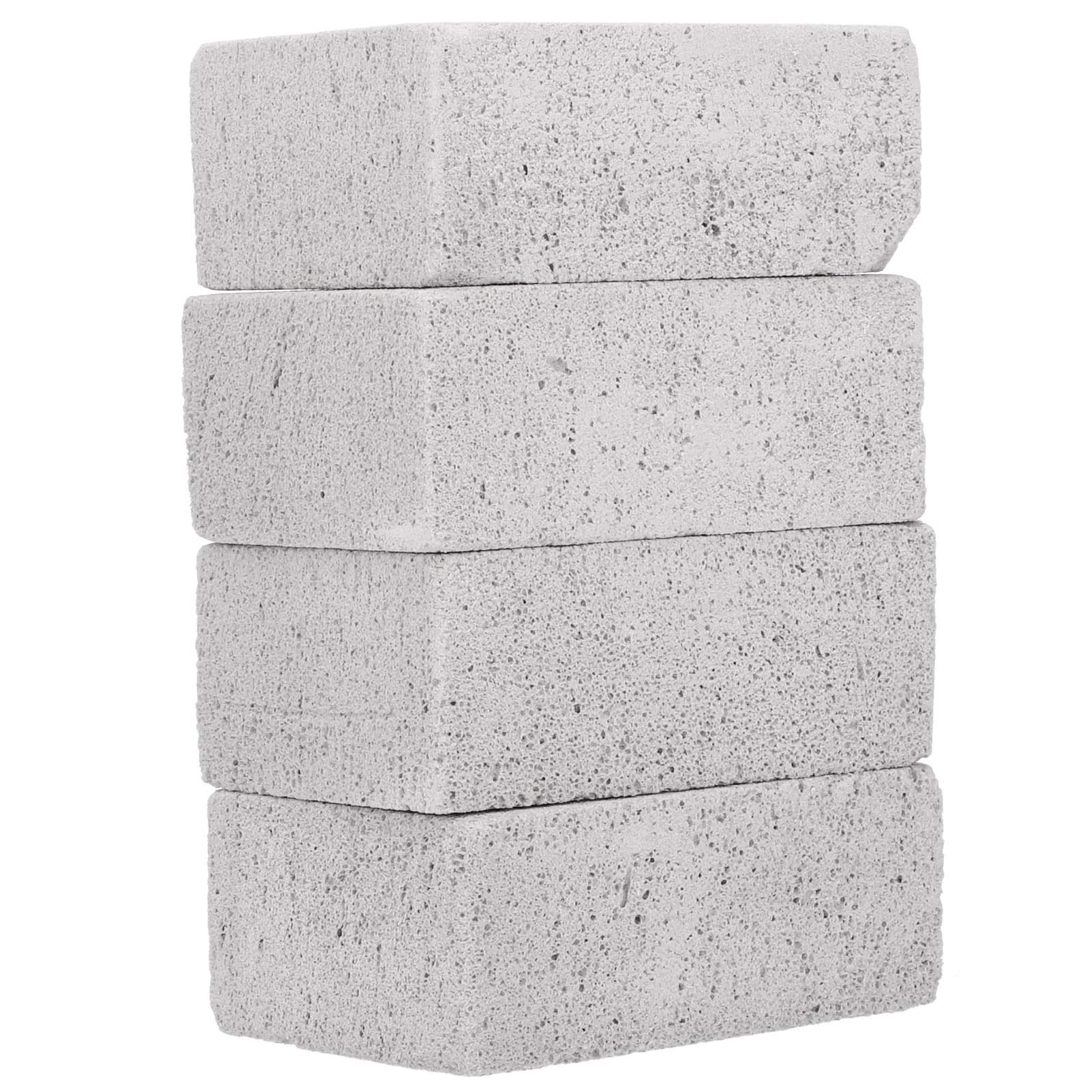 Grill Brick Block Cleaning Pumice Stones Magic Stone Removing Grease and Stains for Barbeque Griddle/Flat Top Grill/Racks (pack of 4)