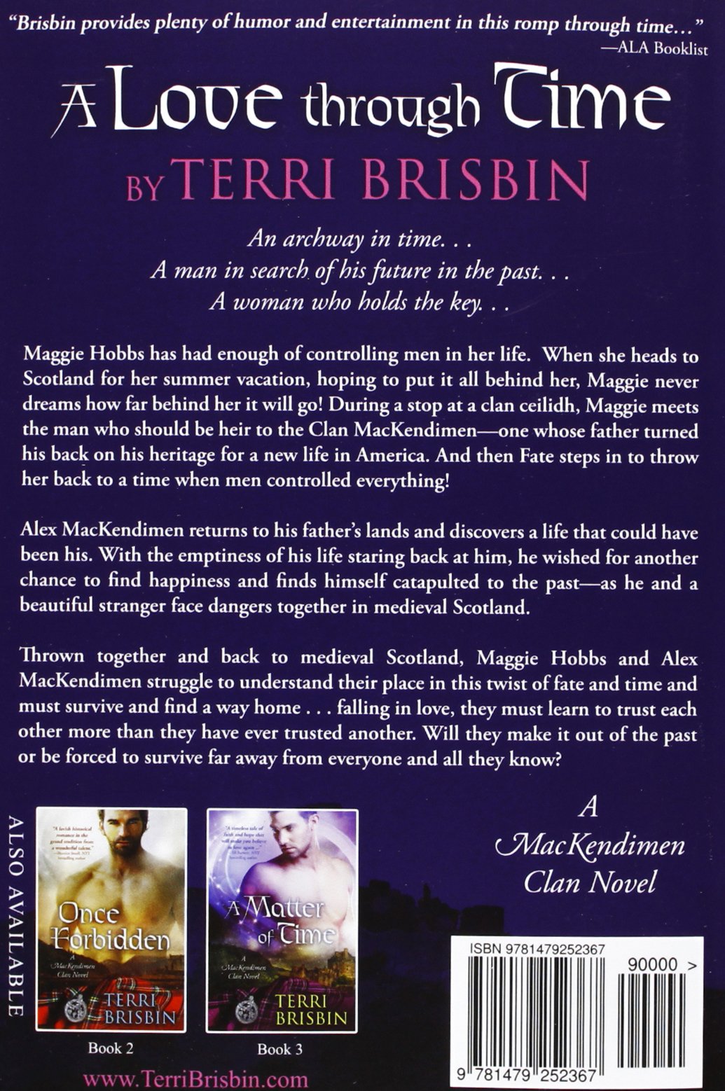 A Love Through Time Mackendimen Trilogy Terri Brisbin - 
