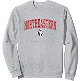 Northeastern Huskies Arch Over Logo Officially Licensed Sweatshirt Small