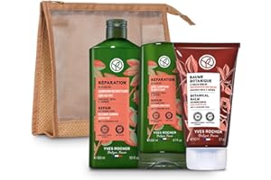 Yves Rocher 4-piece Hair Routine Set, Made with Love in France (Hair Care Repair Kit)