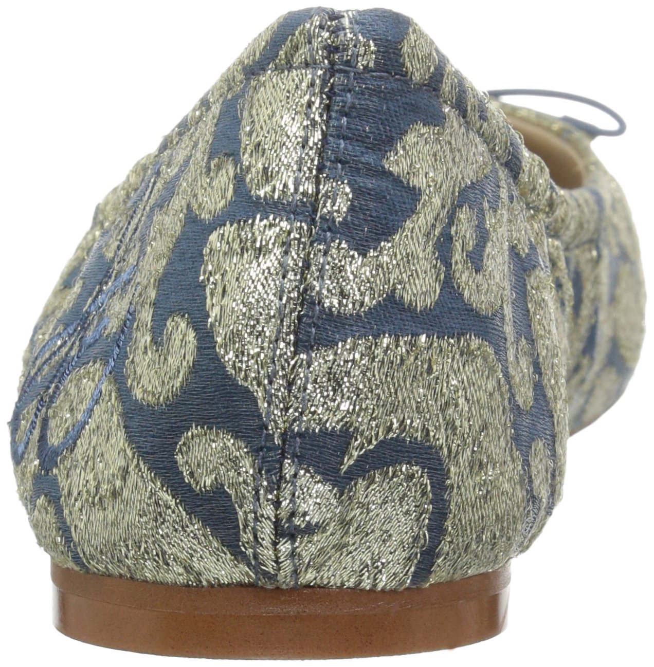 Sam Edelman Women's Felicia Ballet Flat, 8.5 Medium US, Blue/Multi/Metallic Jacquard - Image 6