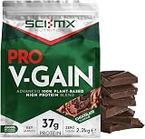 SCI-MX PRO V-GAIN 2.2kg Chocolate Soy Protein Isolate 37g/serving