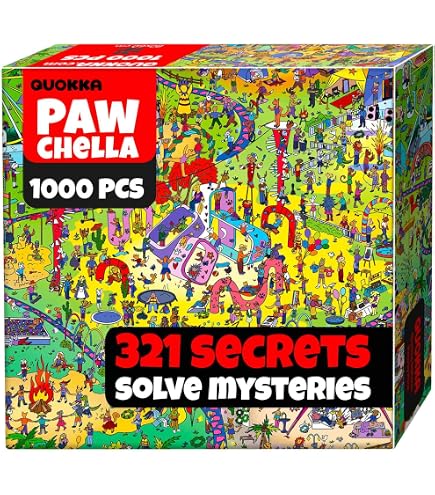 Amazon.com: QUOKKA 1000 Piece Puzzle for Adults – 223 Hidden