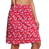 COOrun Women's 20" Knee Length Skorts Skirts Athletic Tennis Skorts Long Golf Skirt with Pockets Modest Skirts