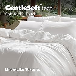 Bedsure 100% Washed Cotton Duvet Cover Oversized