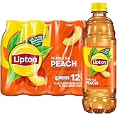Lipton Peach Iced Tea, 16.9 Fl Oz Bottles (Pack of 12)