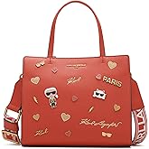 KARL LAGERFELD womens Maybelle Pins Satchel