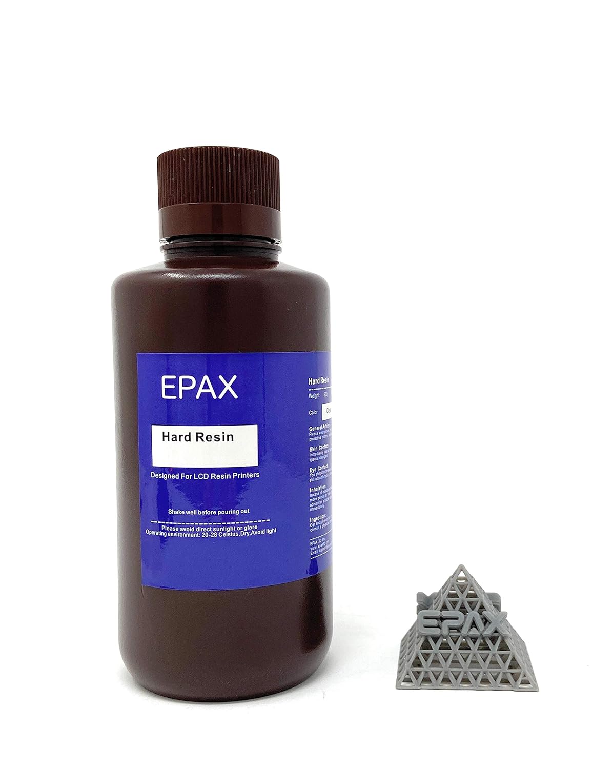 EPAX 3D Printer Hard Resin for LCD 3D Printers, 1KG Grey Amazon.co.uk