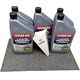 Lucas 5-Quarts SAE 20W-50 Synthetic Blend Hydrostatic Transmission Fluid