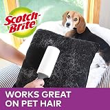 Scotch-Brite Pet Extra Sticky Lint Roller Refill 48 Sheets Black White view 4