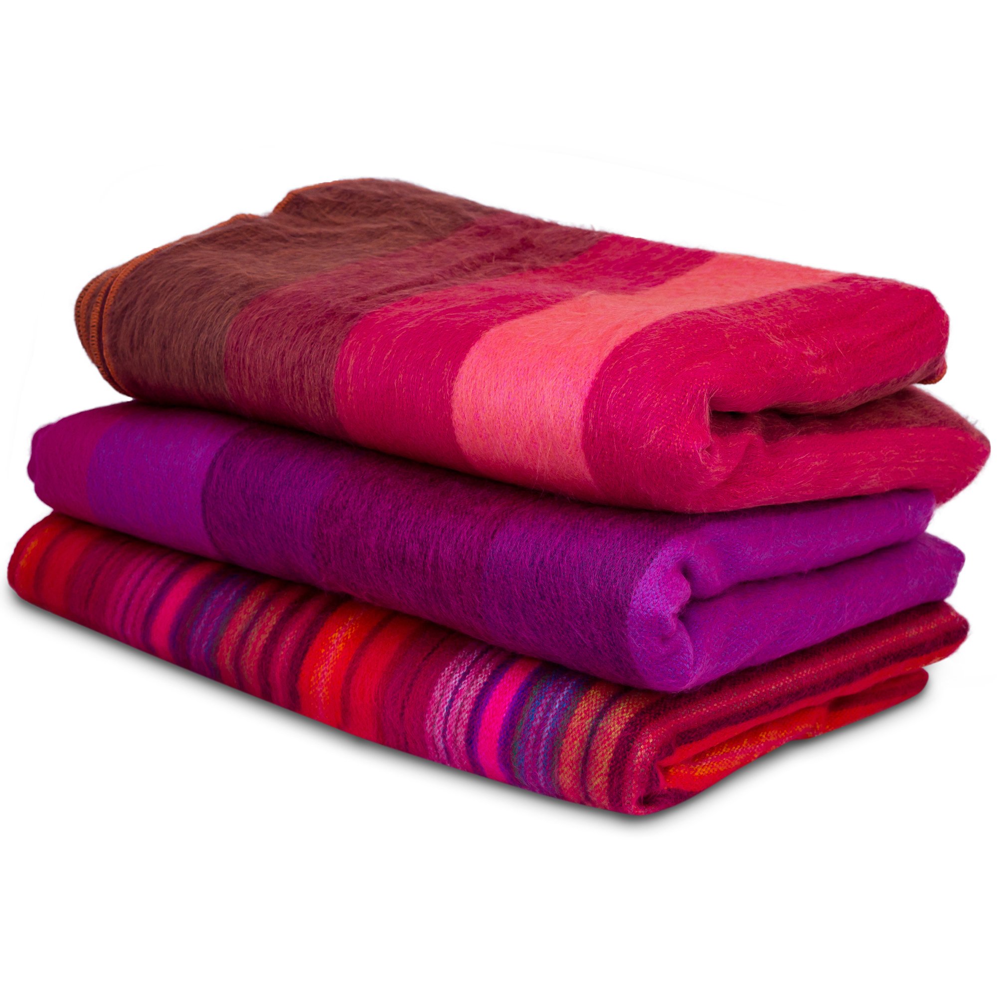 Tumia LAC Super soft blanket/throw Single Bed Size. Pink/Purple.