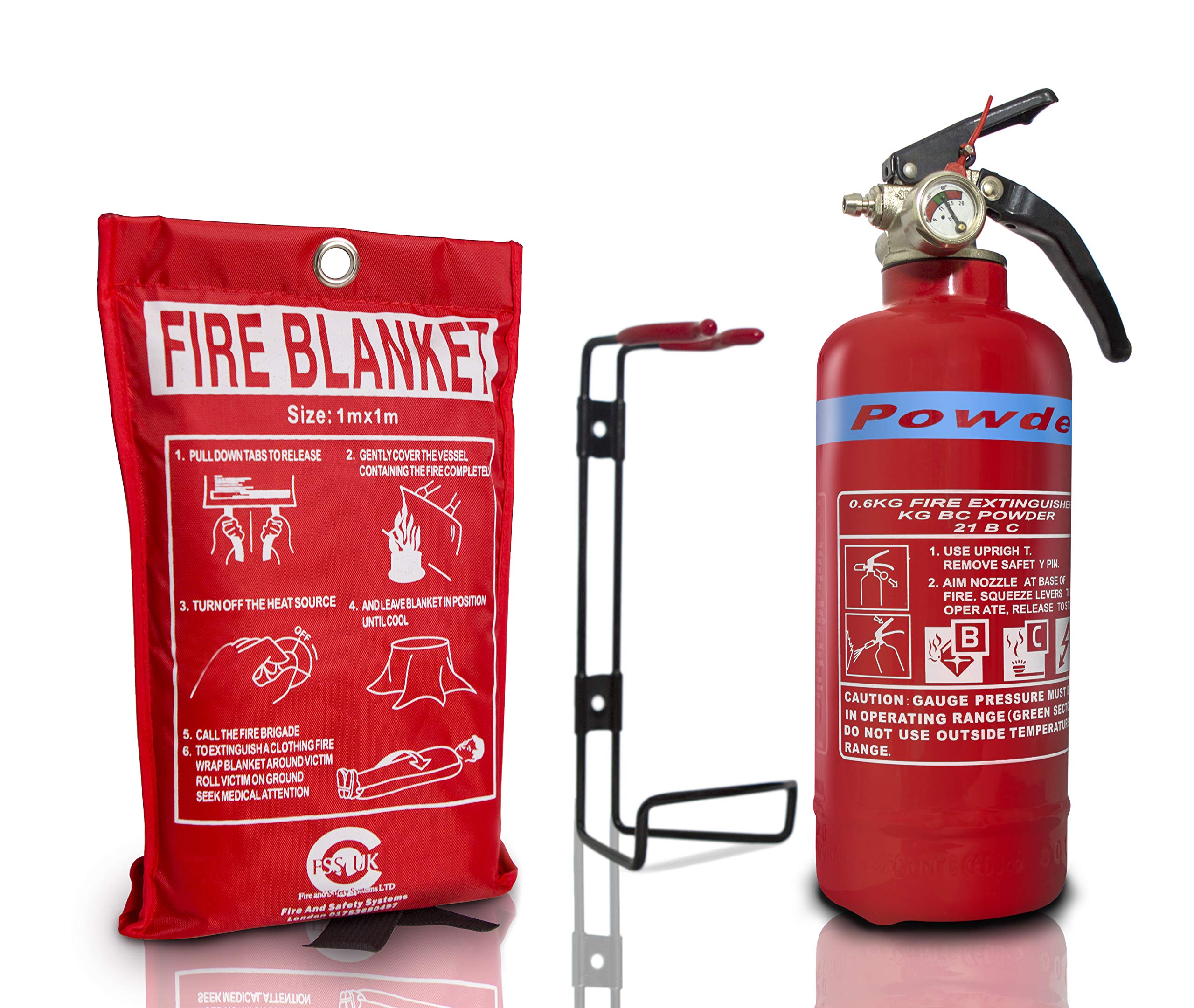 British Standard KITEMARKED FSS UK 600 G ABC Dry Powder FIRE