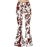 Daisy Del Sol High Waist Comfy Stretch Boho 70s Bell Bottom Fit to Flare Lounge Yoga Pants