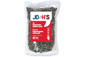 Josh's Seed Raw Striped Jumbo Sunflower Seeds (2 LBS) - Product of Canada