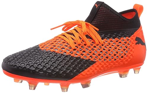 puma future orange and black
