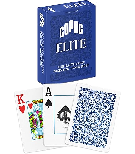 Cartamundi 1060 Ace 100% Plastic Playing Cards Assorted Colors
