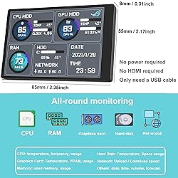 WOWNOVA English Version Computer Temp Monitor, PC