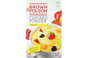 Brown Polson Brown & Polson, Custard Powder (Vanilla), 500 Grams(Gm)