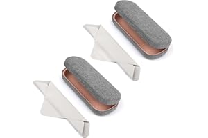Oplee™ Linen-Covered Hard Shell Eyeglass Case with Grey Microfiber Cloth