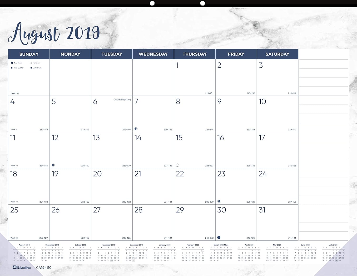 Best 2018 Desk Calendar Doodle