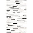SAFAVIEH Studio Leather Collection 2' 3" x 5' STL809A Handmade Mid-Century Modern Entryway Living Room Foyer Bedroom Kitchen Accent Rug