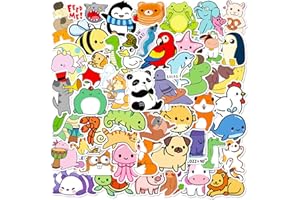 IMARISHA Stickers for Kids - 100Pcs Cute Animal Stickers for Kids Water Bottles, Non-Repeating Tear-Resistant Waterproof Vinyl Water Bottles Stickers for Kids Classroom, Reusable Residue-Free Stickers for Kids