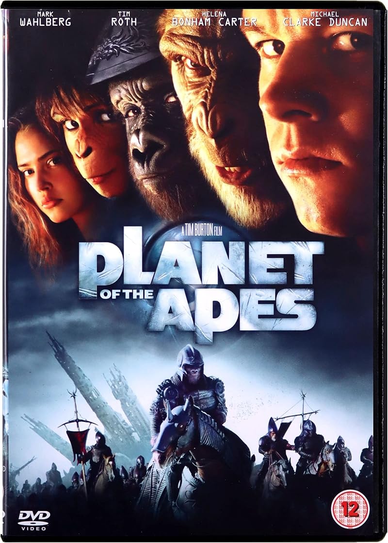 Twentieth Century Fox Planet of the Apes 2001 Tim Burton Sci-Fi DVD Mark
