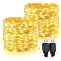 Fairy Lights Battery Operated, 10ft 120 LED Firecracker String Lights, Waterproof Silver Wire Starry Firefly Light For DIY Wreath Weeding