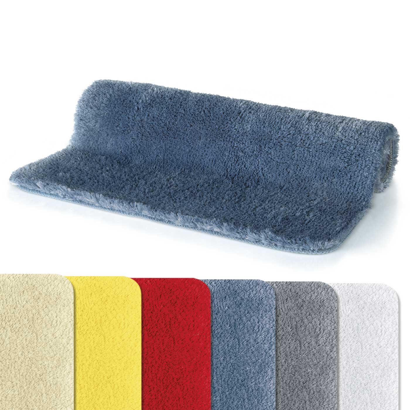 Spirella Bathroom Rug Fino, blue, 40 x 60 cm โ image 1