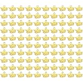 Tupalizy 100PCS Mini 2024 Year Charms Metal Graduation Cap Decorations 2024 Tassel Charm Pendant for Graduation Tassels Keychains Bracelets Necklaces Earring Jewelry Making DIY Crafts Party Decor