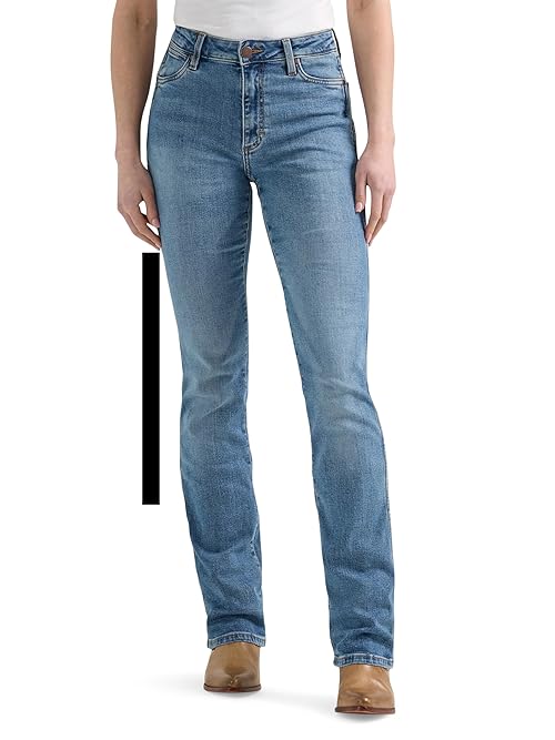 Wrangler Western Women's Retro Bailey High-Rise Bootcut Jean, Ember, 30W x 32L