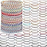 Equsion Woven Wrap Friendship Bracelets Beach String Handmade Braided Adjustable Thread Bracelets for Women Party Favors Birthday Gifts