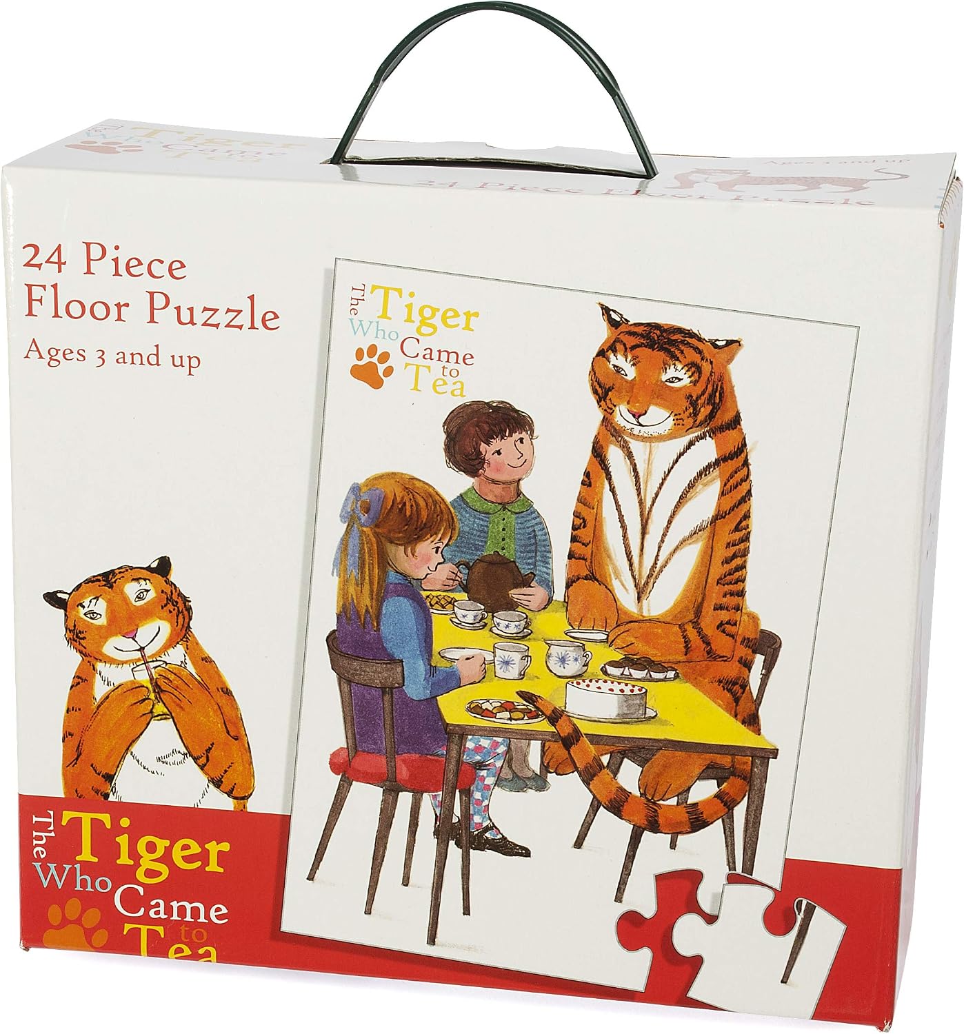 Paul Lamond Tiger Who Came to Tea Floor Puzzle (24 Pieces), 4175, White, Large