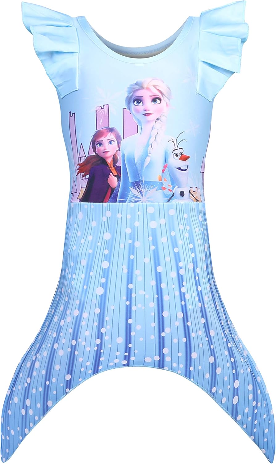 elsa swimming costume