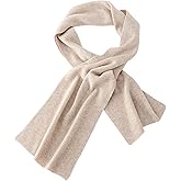 RYYOYY Elegant 100% Cashmere Scarf for Women Luxury Warm Scarves Mottle Camel
