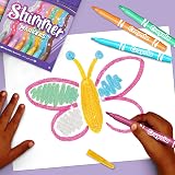 Crayola Shimmer Markers Pack of 8 – Glitter Pens for Kids & School view 5